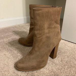 Brown Suede Boutique Booties